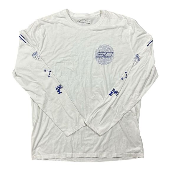 Under Armour Stephen Curry Men's Size XL Long Sleeve Shirt SC30 Warriors - Picture 1 of 9